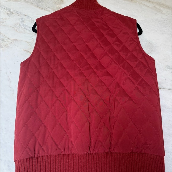 Loro Piana Vintage Red Quilted Vest - Size 44 - Picture 7 of 8